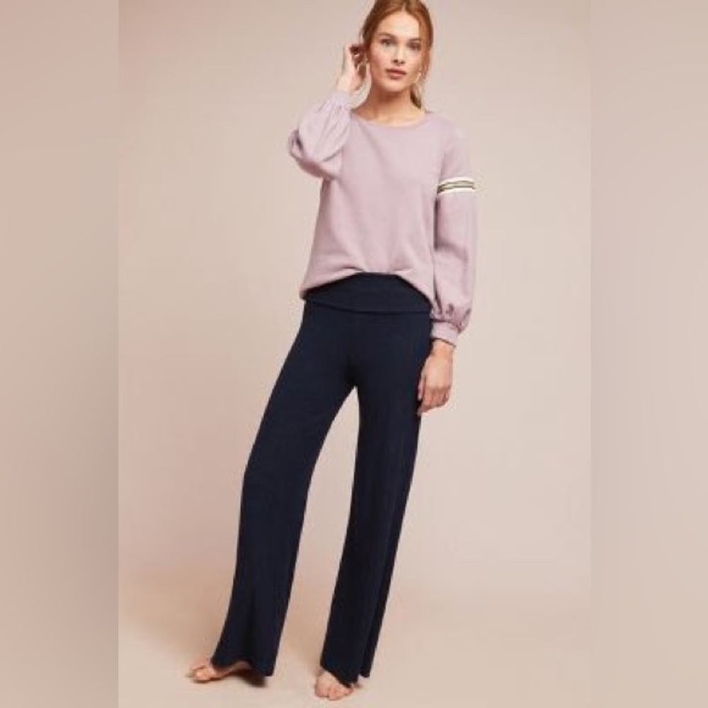 Women’s fold over wide leg pant